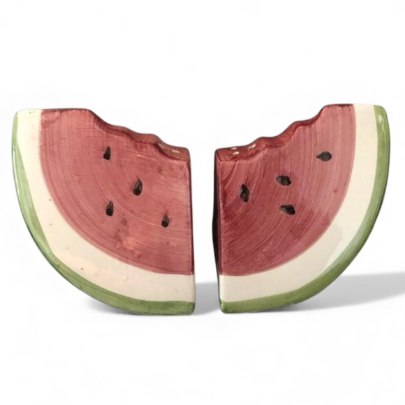 Other - Watermelon Slices Ceramic Salt & Pepper Shakers